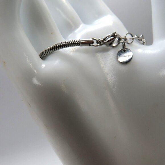 Brosway Bracelet Silver Tone Faceted Multi Color Beads Black Pink Green - Picture 12 of 16